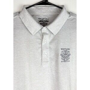 Whistling Straights Grey Performance Polo Embroidered Golf Size XXL, 2XL